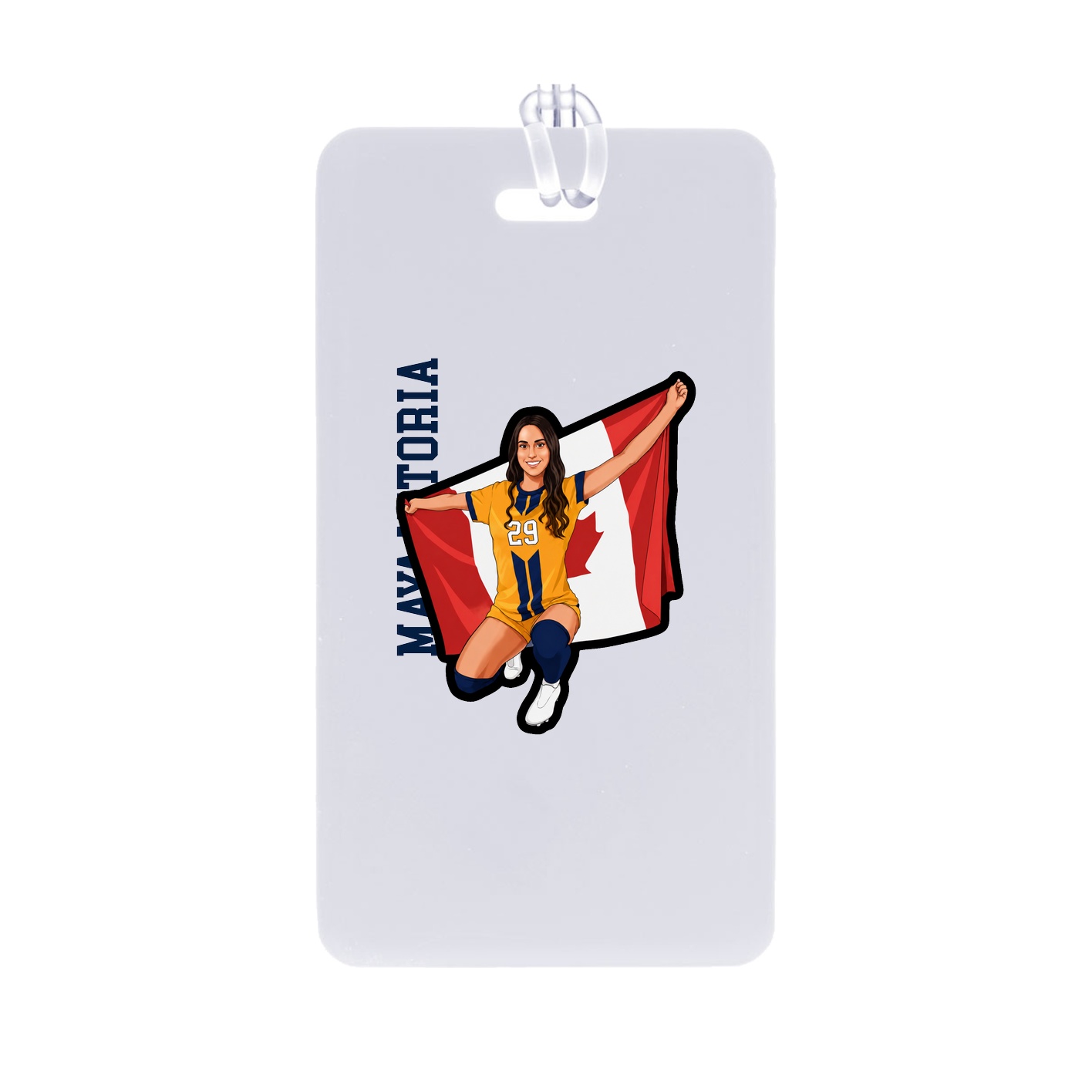 Bag Tag — Name Vertical in Classic