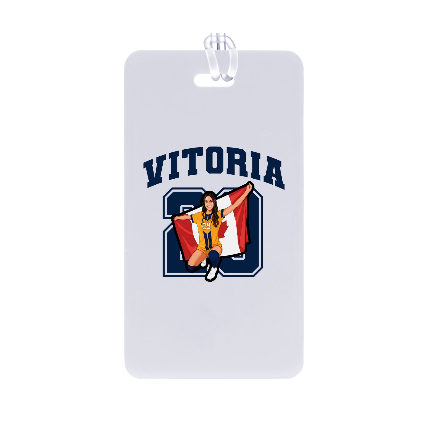 Bag Tag — Number in Classic