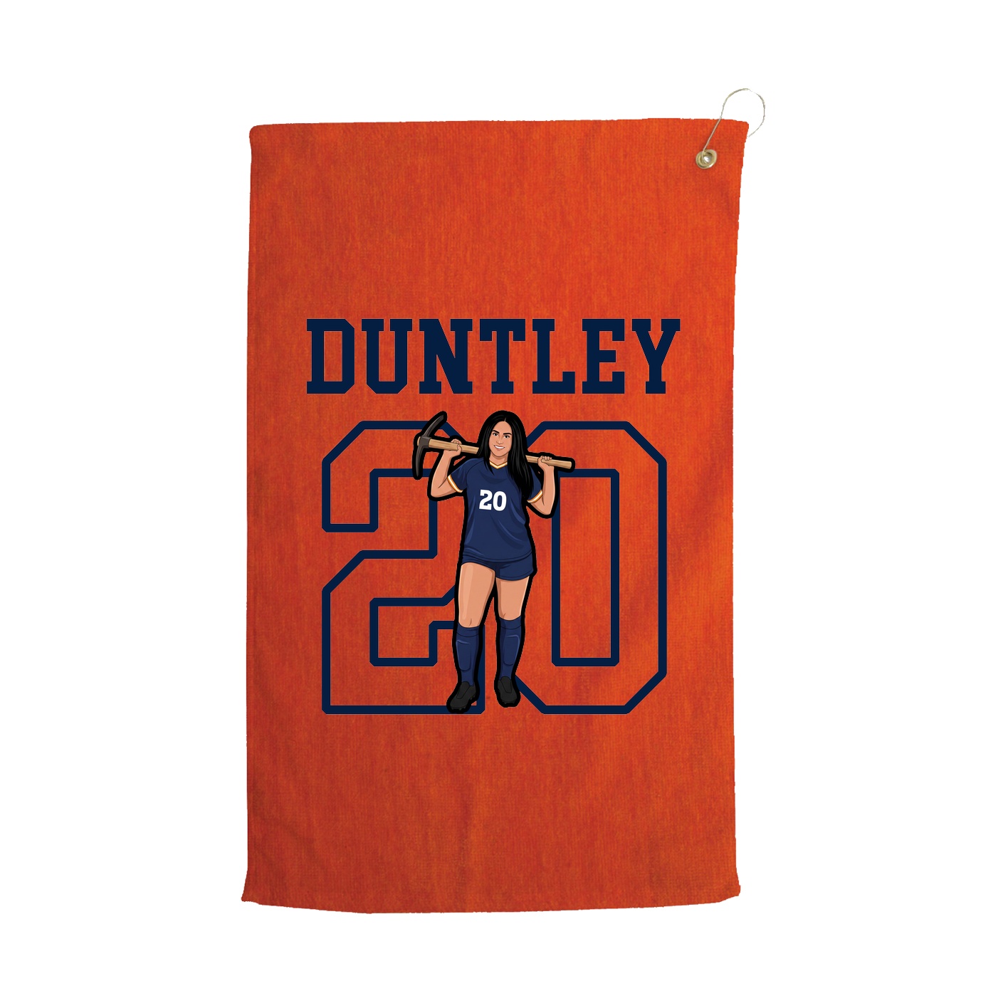 Golf Towel — Shirsey in Orange