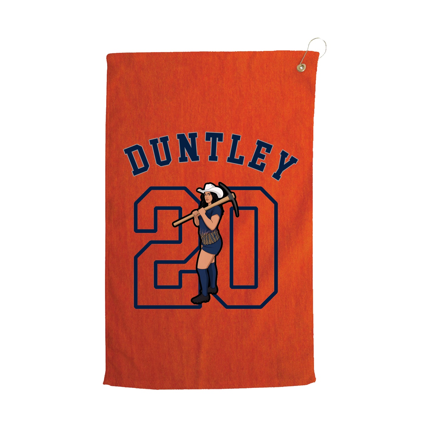 Golf Towel — Shirsey Arch in Orange