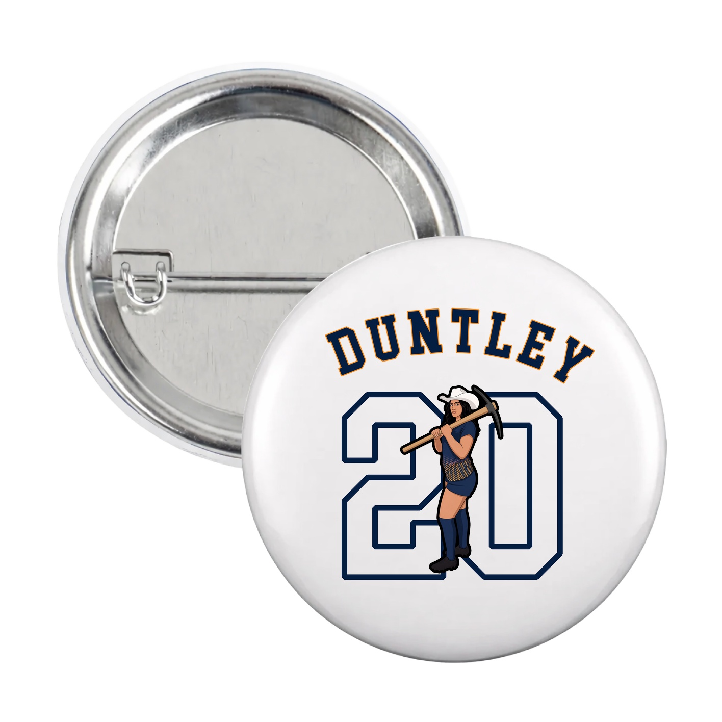 Game Day Button — Shirsey Arch in White