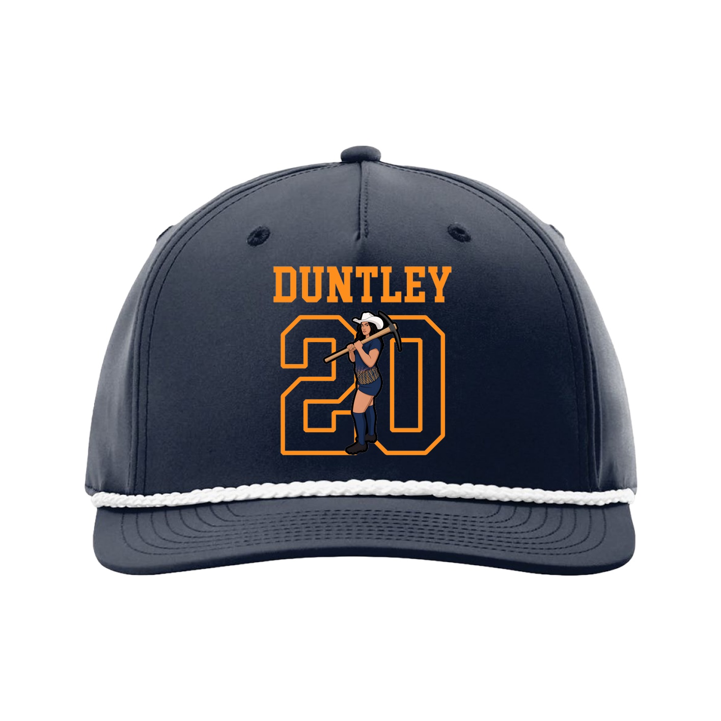 Five-Panel Classic Rope Cap — Shirsey in Navy
