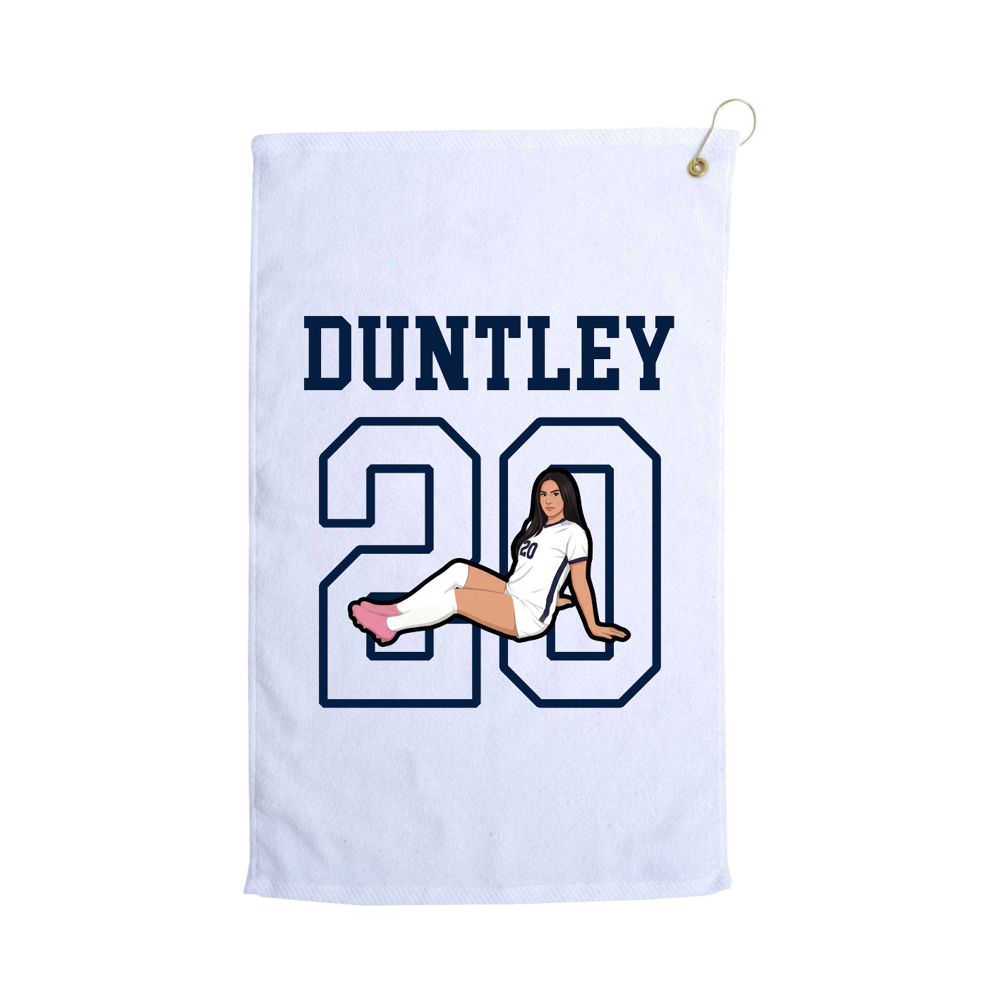 Golf Towel — Shirsey in White
