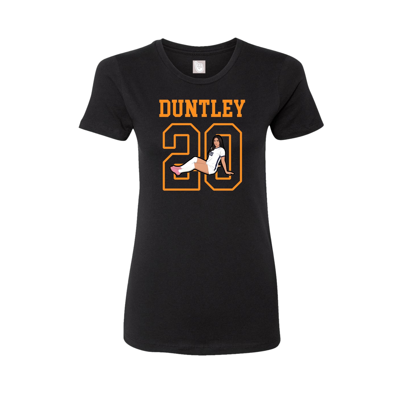 Fitted Women's Tee — Shirsey in Black