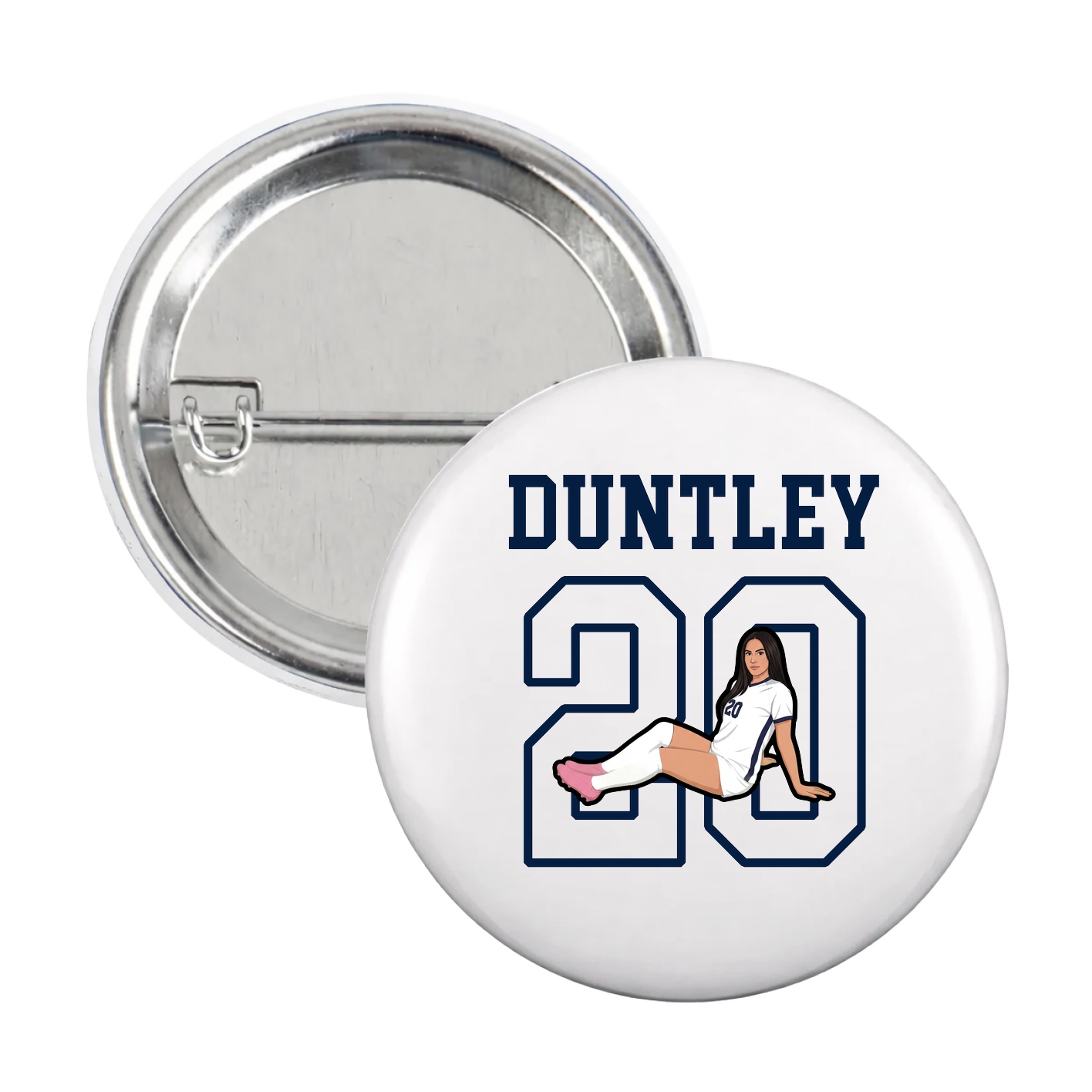 Game Day Button — Shirsey in White