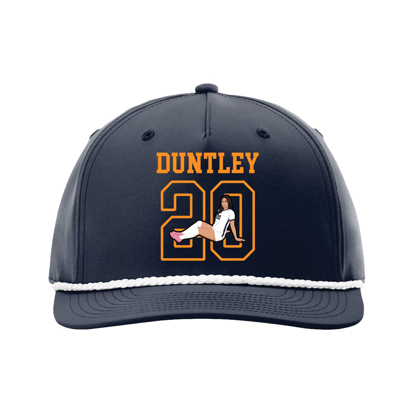 Five-Panel Classic Rope Cap — Shirsey in Navy