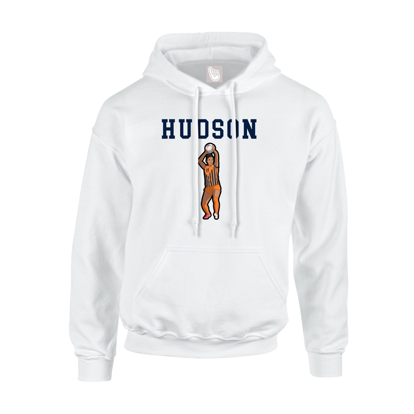 Hoodie — Shirsey in White