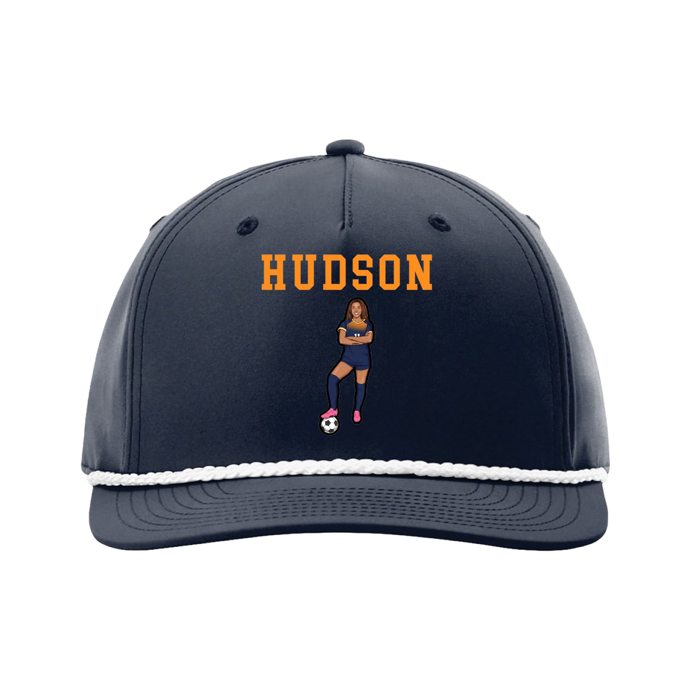 Five-Panel Classic Rope Cap — Shirsey in Navy