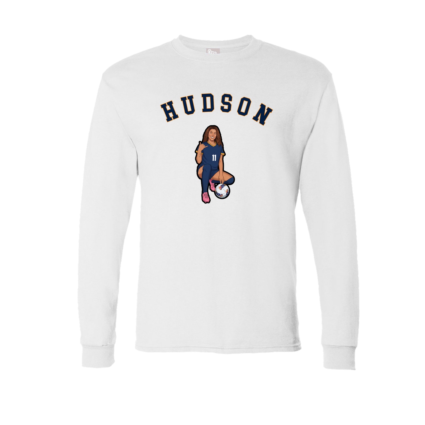 Long Sleeve Tee — Shirsey Arch in White