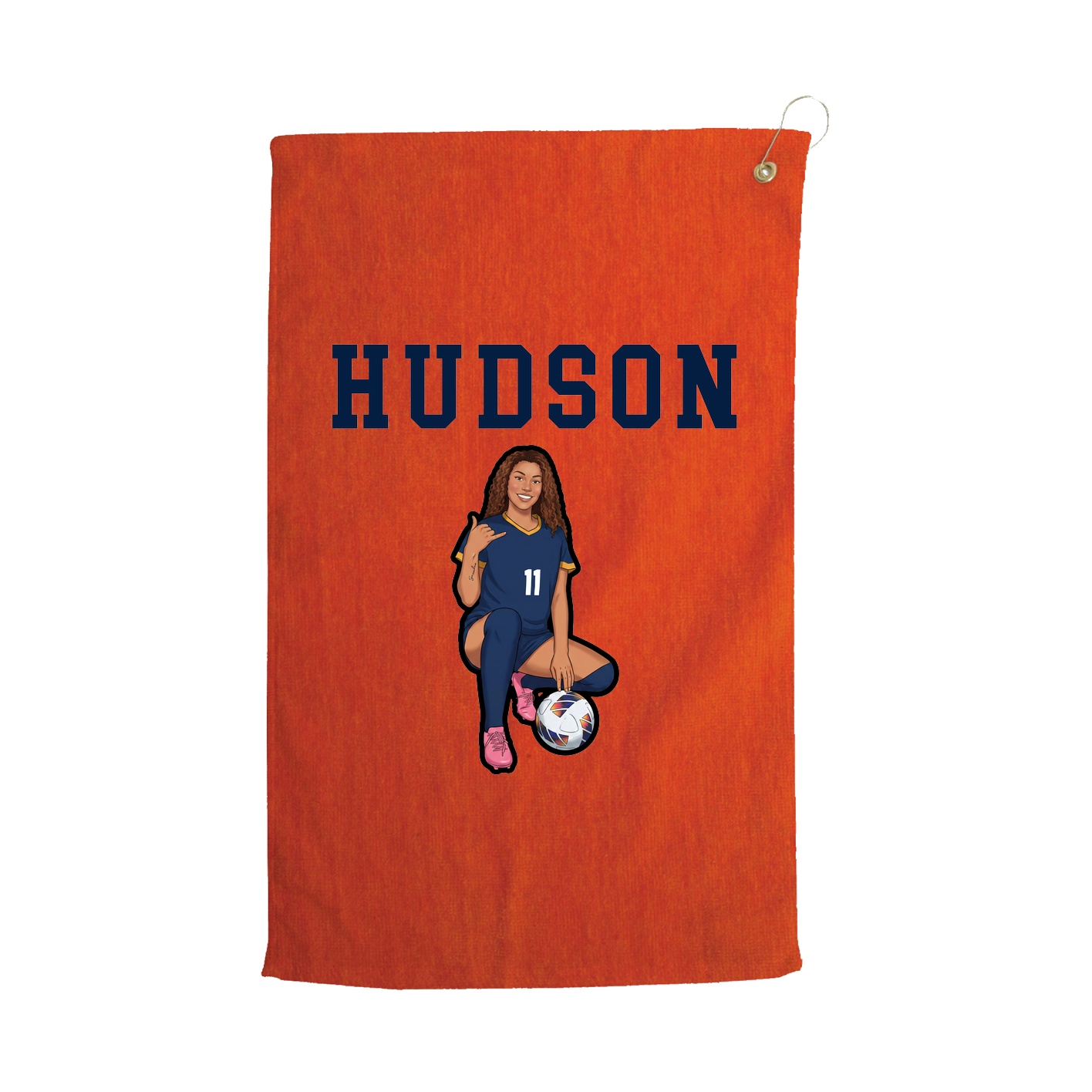 Golf Towel — Shirsey in Orange