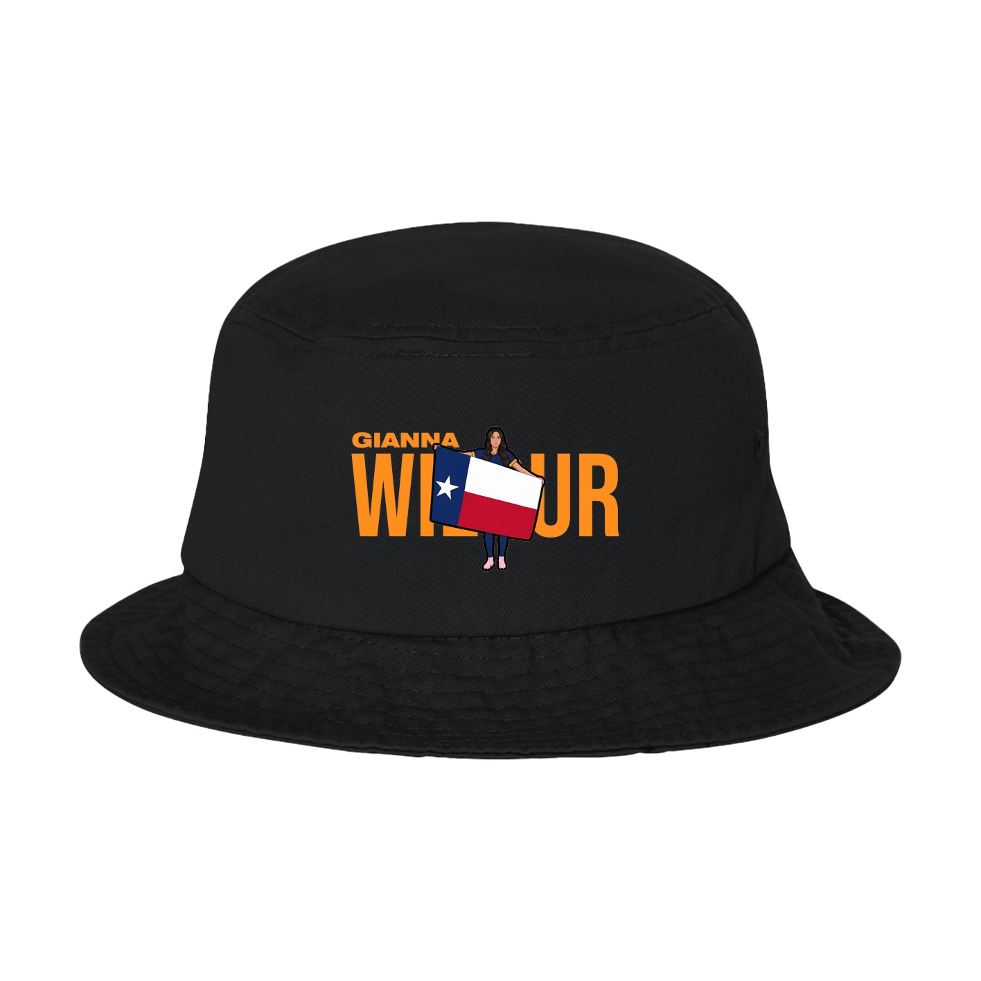 Bucket Cap — Player Name in Black