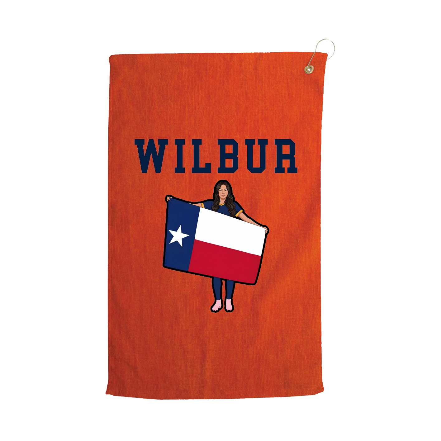 Golf Towel — Shirsey in Orange