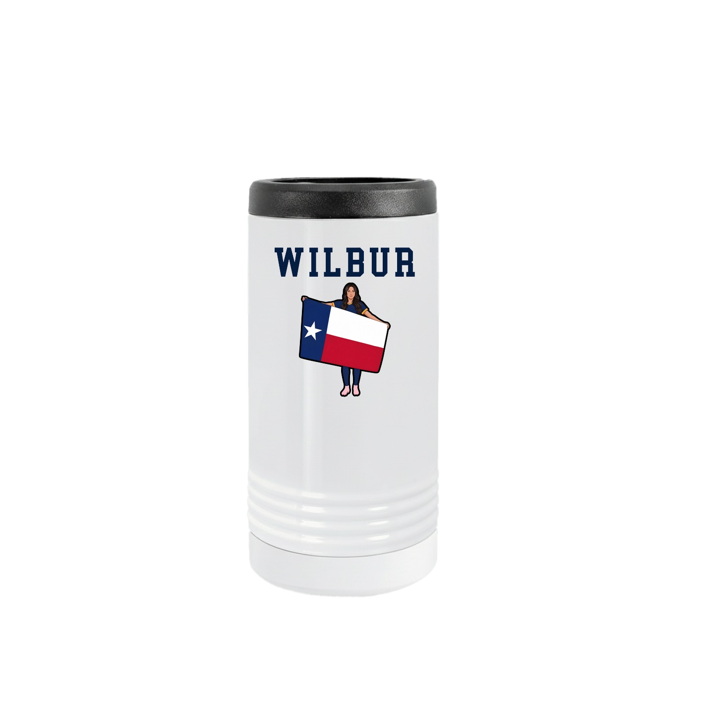 Slim Beverage Holder — Shirsey in White