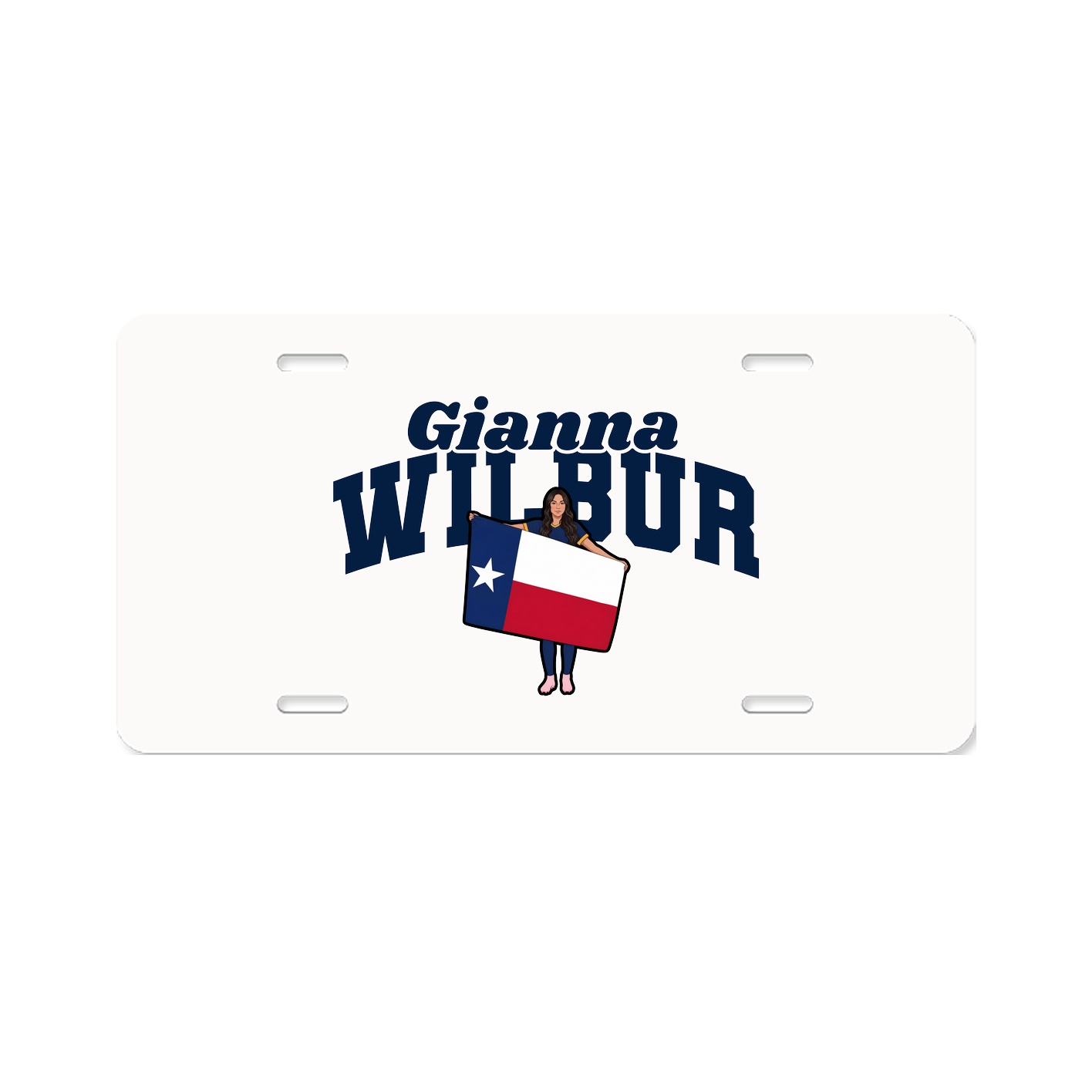 License Plate — Signature Arch in Classic