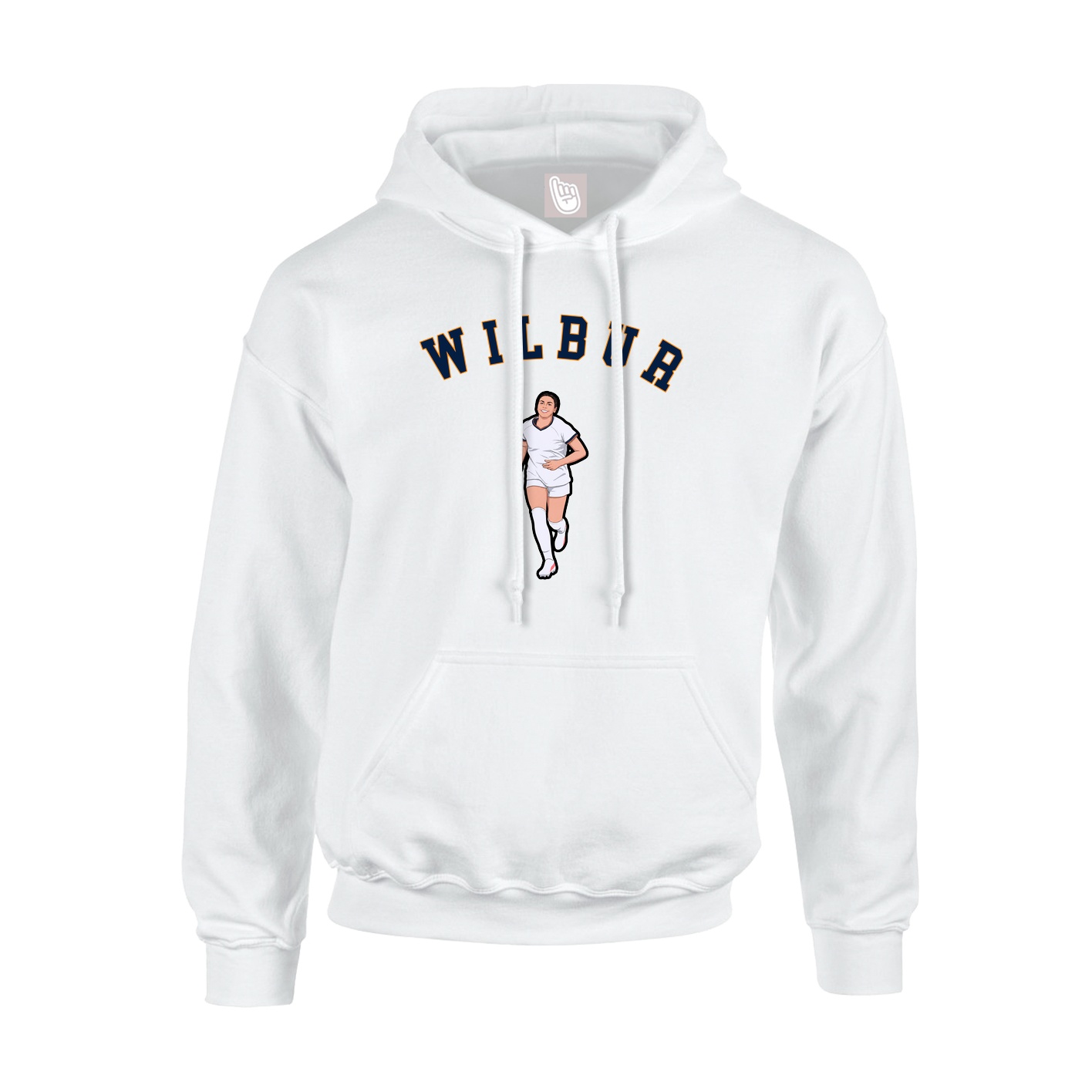 Youth Hoodie — Shirsey Arch in White