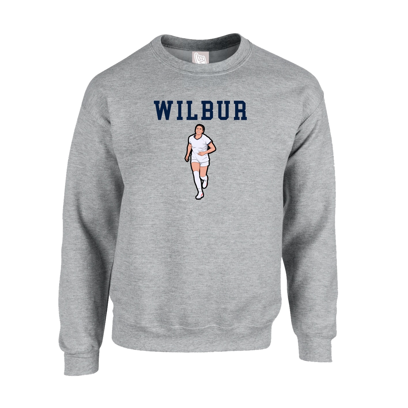 Fleece Crew — Shirsey in Grey