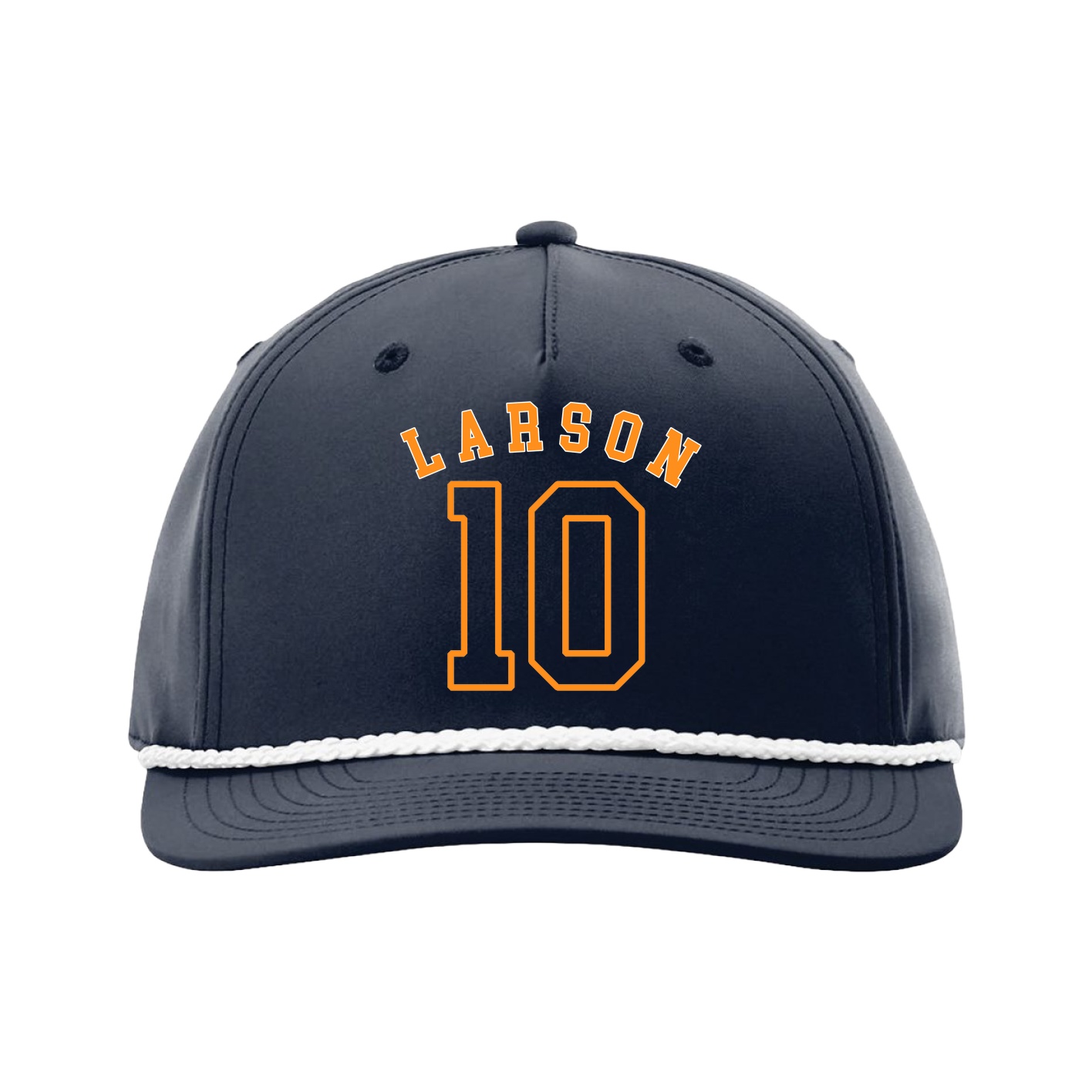 Five-Panel Classic Rope Cap — Shirsey Arch in Navy