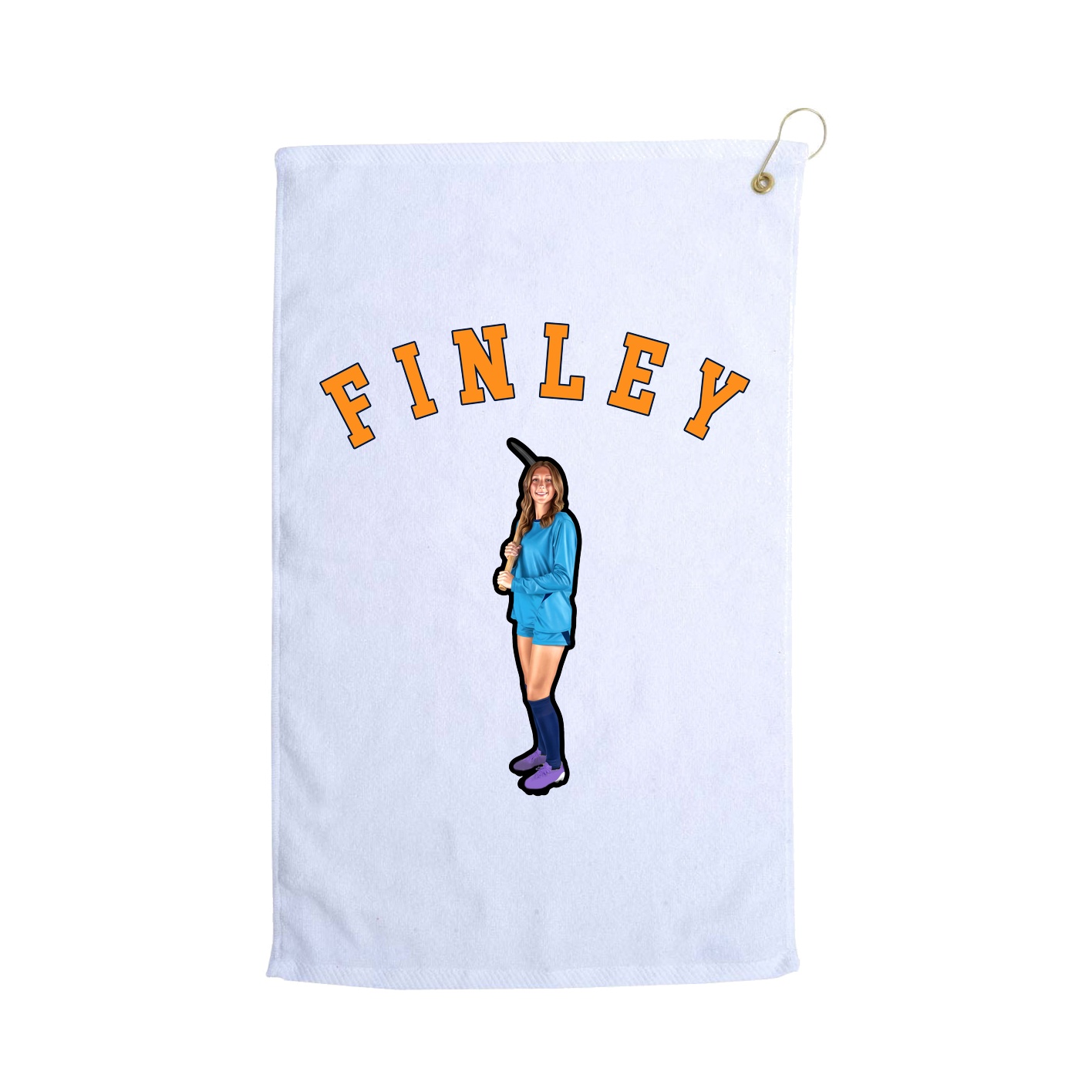 Golf Towel — Shirsey Arch in White
