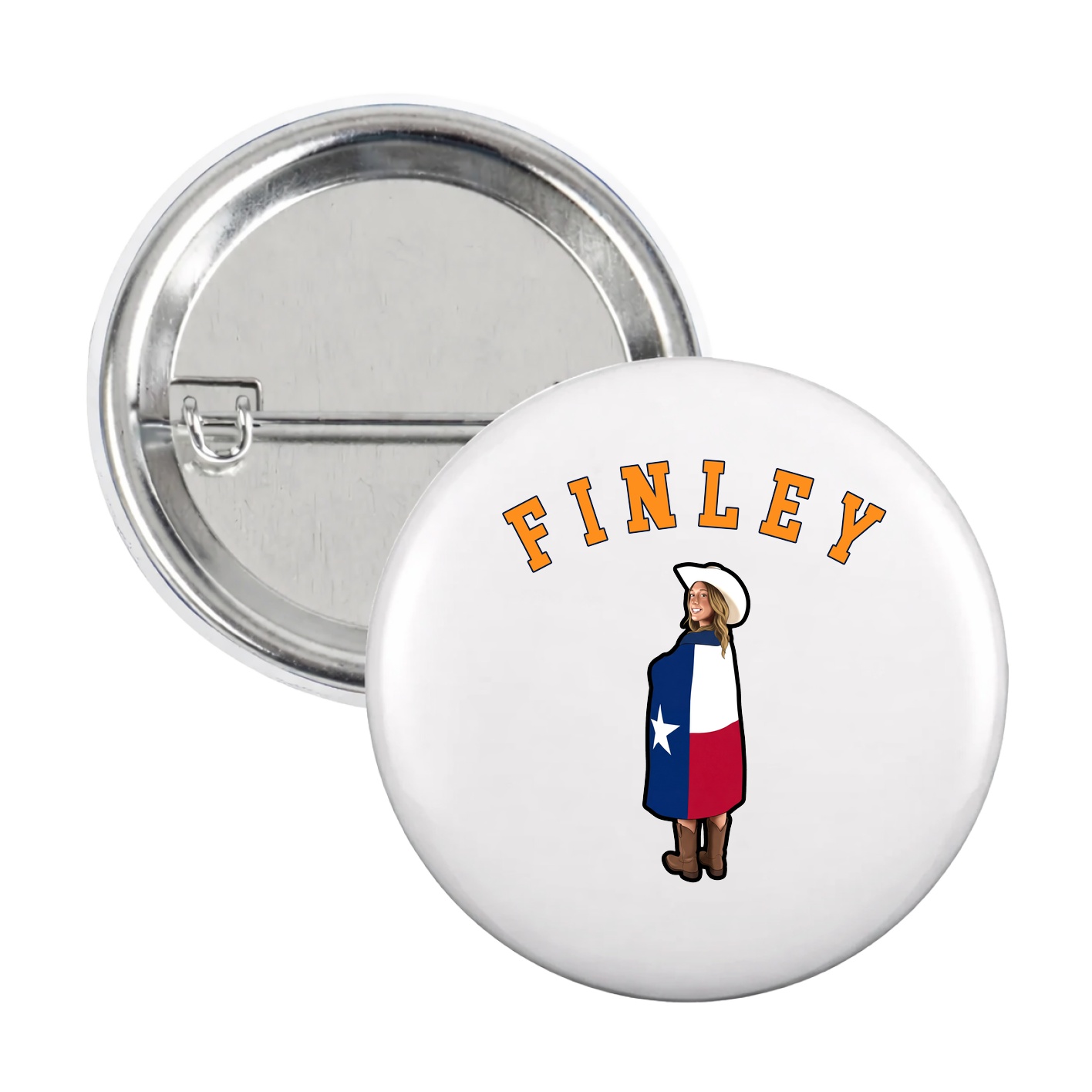 Game Day Button — Shirsey Arch in White