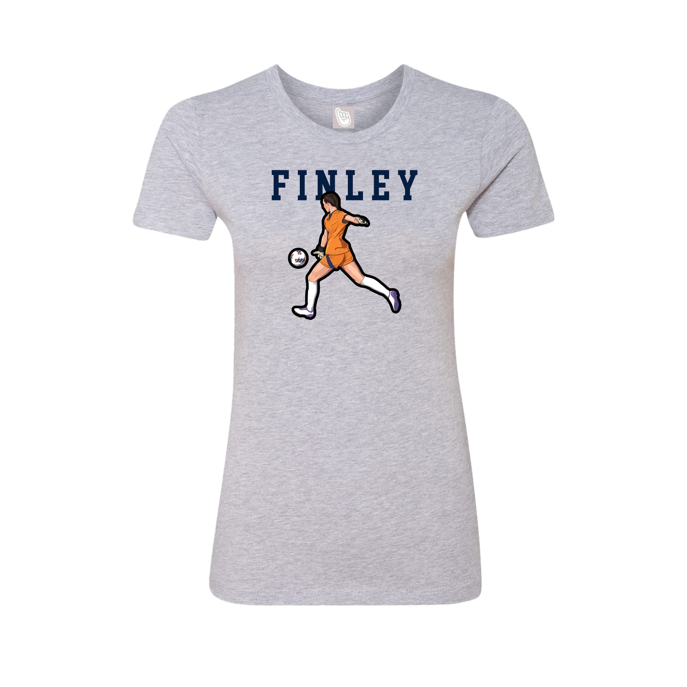 Fitted Women's Tee — Shirsey in Grey