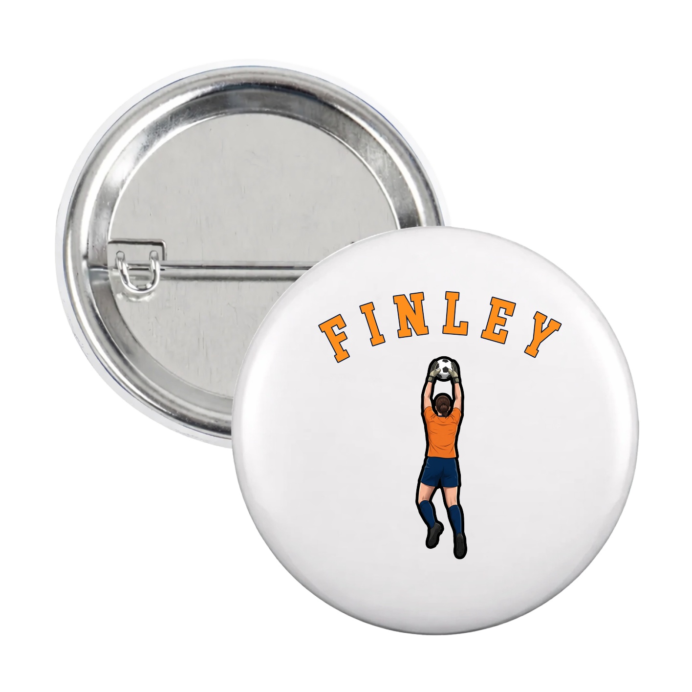 Game Day Button — Shirsey Arch in White