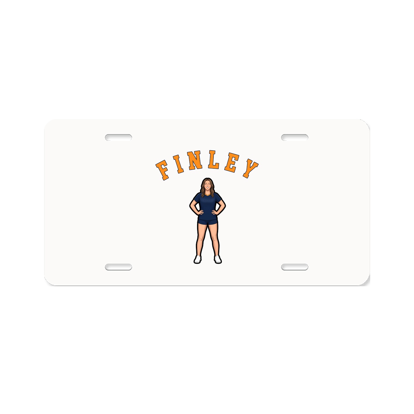 License Plate — Shirsey Arch in Classic