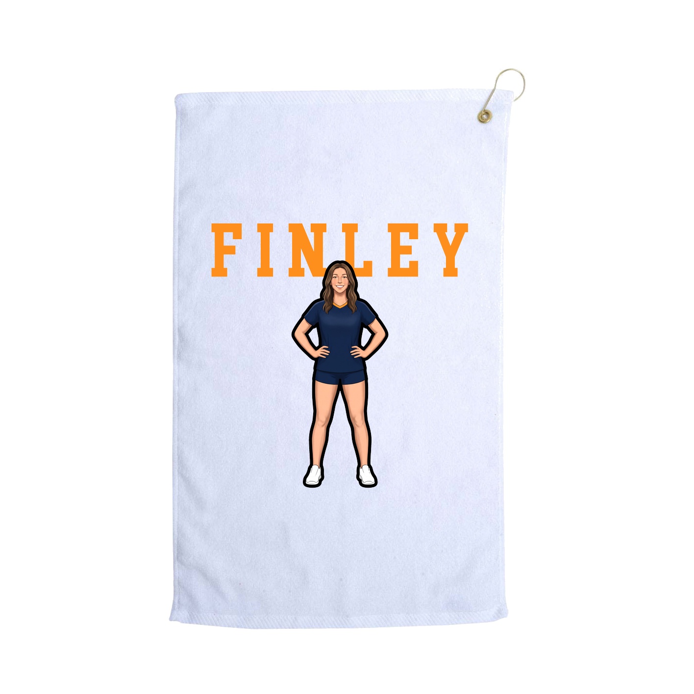 Golf Towel — Shirsey in White
