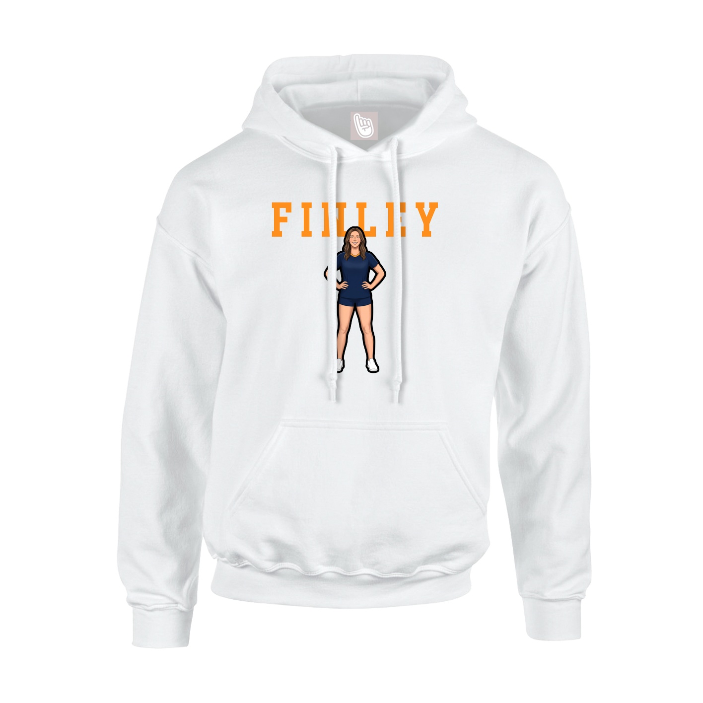 Hoodie — Shirsey in White