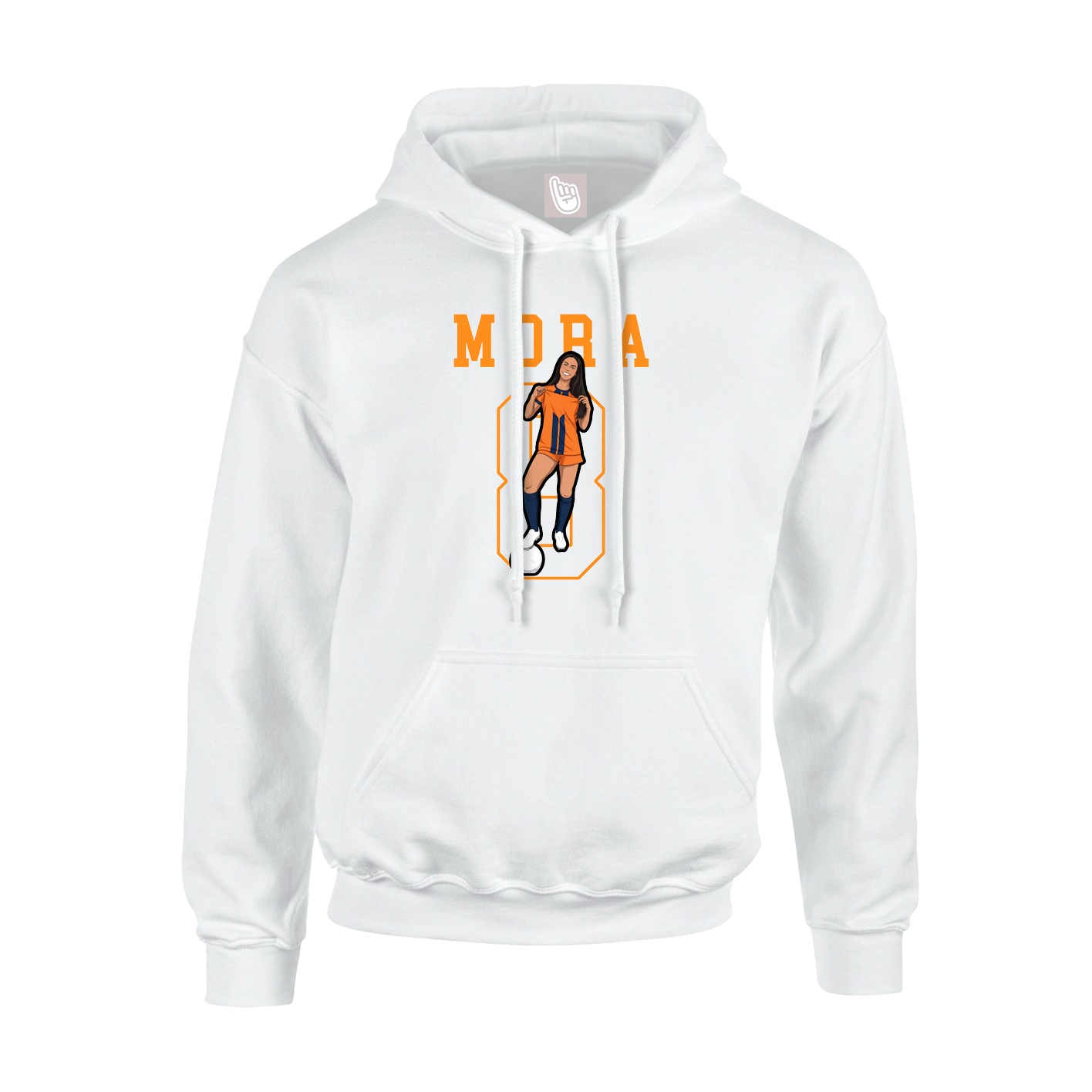 Hoodie — Shirsey in White