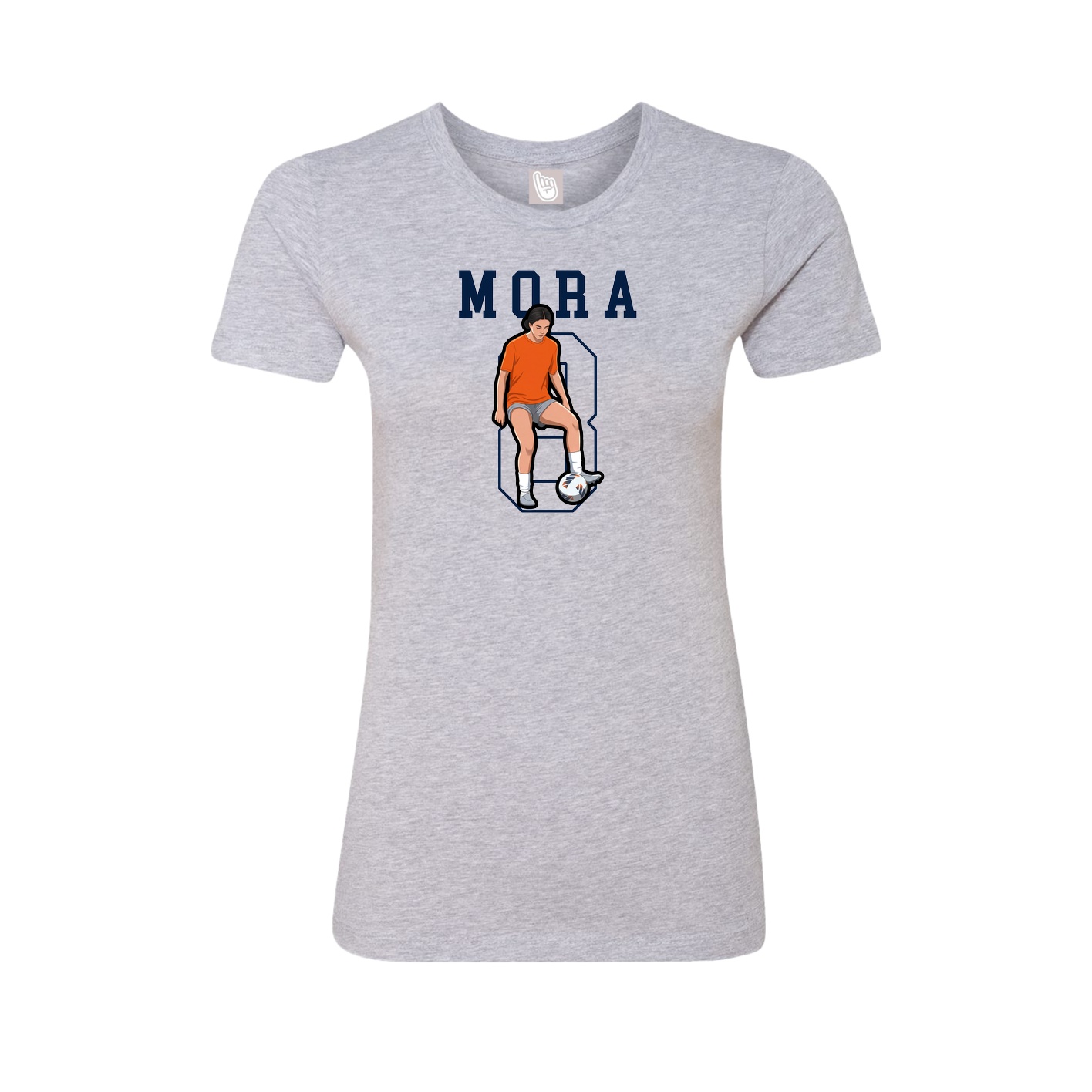 Fitted Women's Tee — Shirsey in Grey