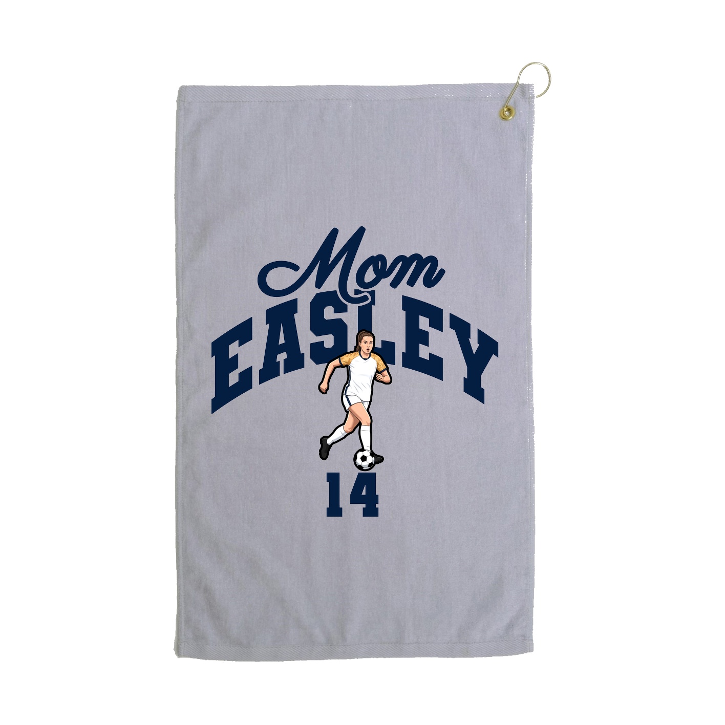 Golf Towel — Mothers Day Arch in Grey