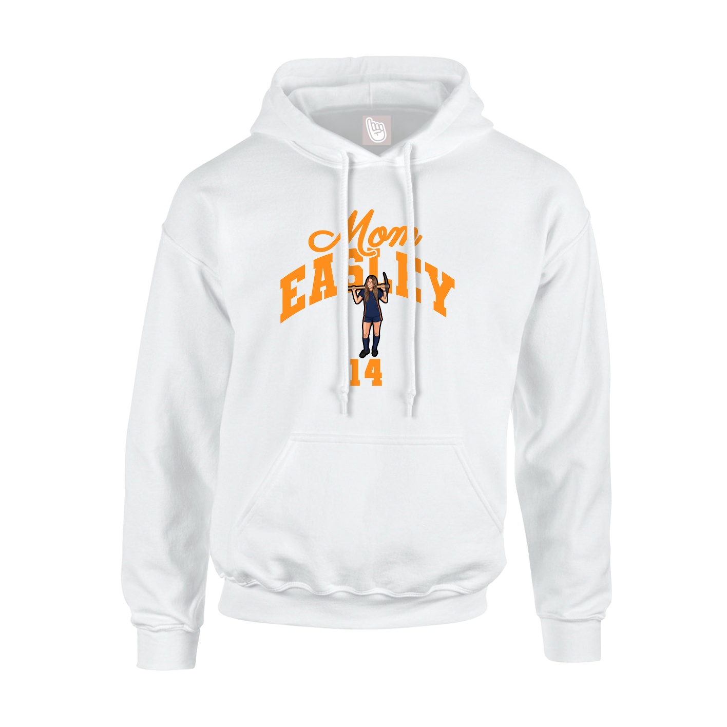 Hoodie — Mothers Day Arch in White