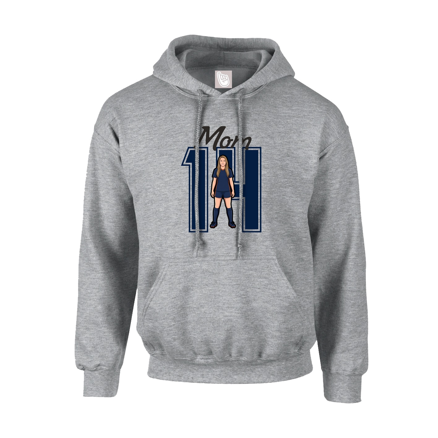 Hoodie — Mothers Day Shirsey in Grey