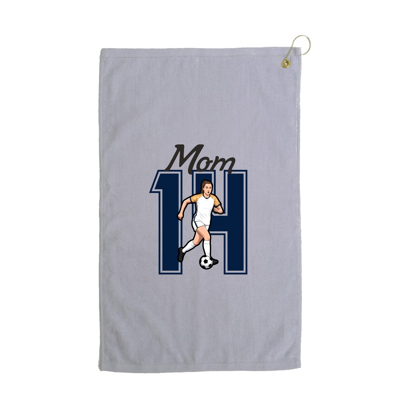 Golf Towel — Mothers Day Shirsey in Grey