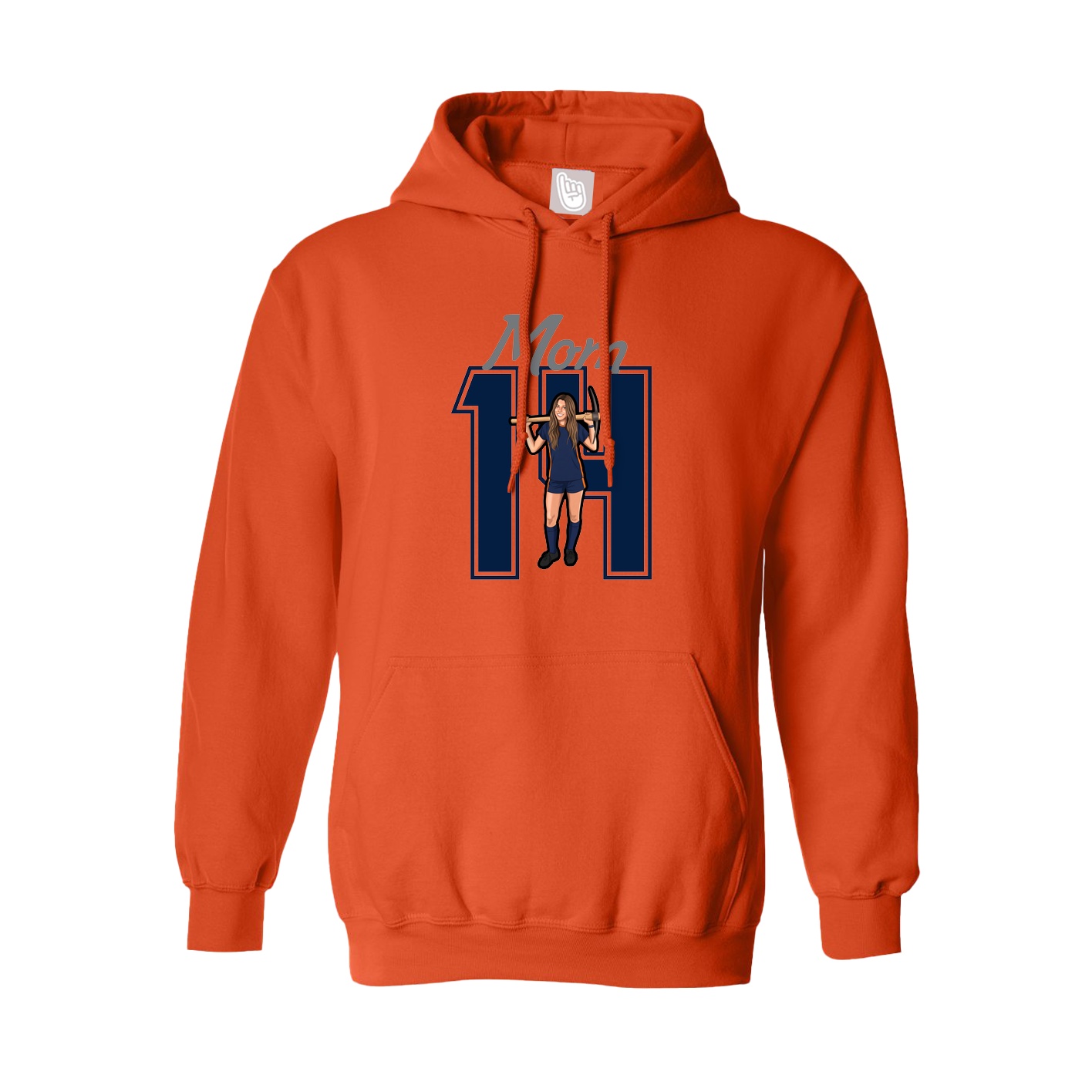 Youth Hoodie — Mothers Day Shirsey in Orange
