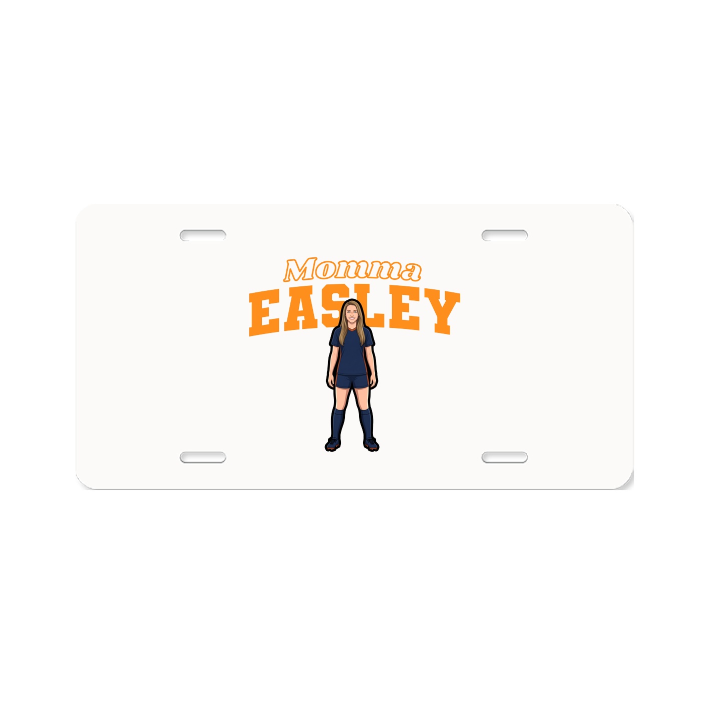 License Plate — Mothers Day Block in Classic