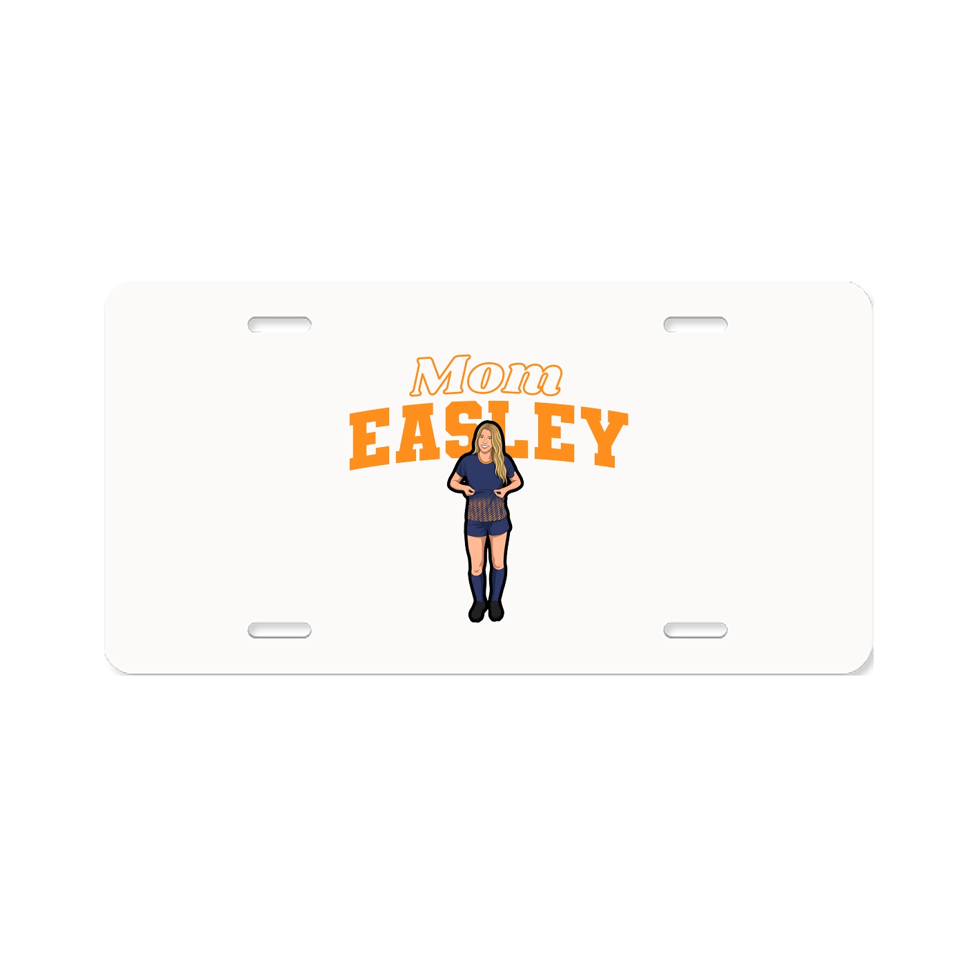 License Plate — Mothers Day Block in Classic
