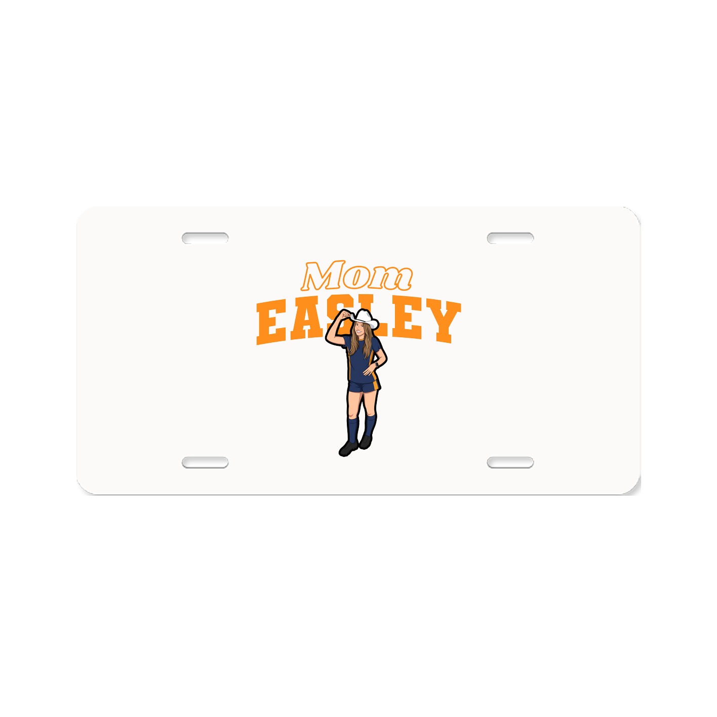 License Plate — Mothers Day Block in Classic