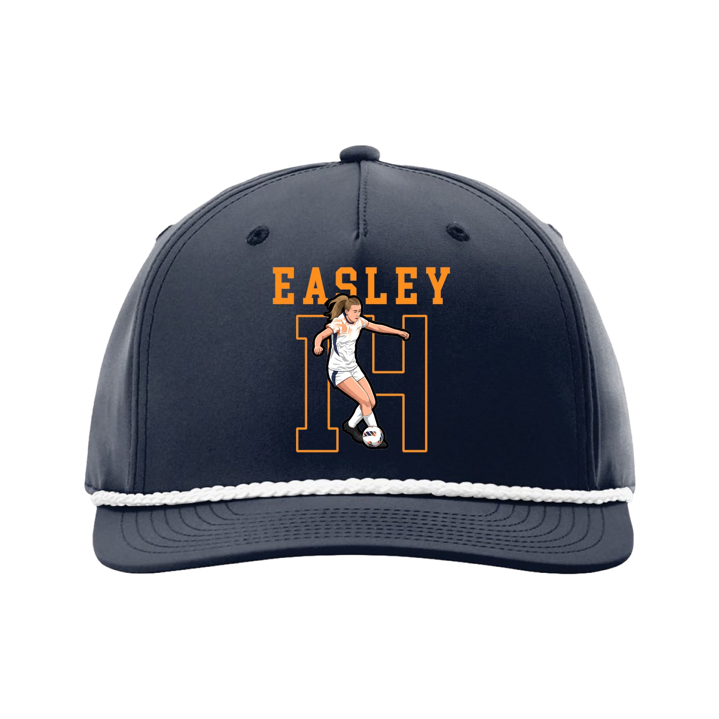 Five-Panel Classic Rope Cap — Shirsey in Navy