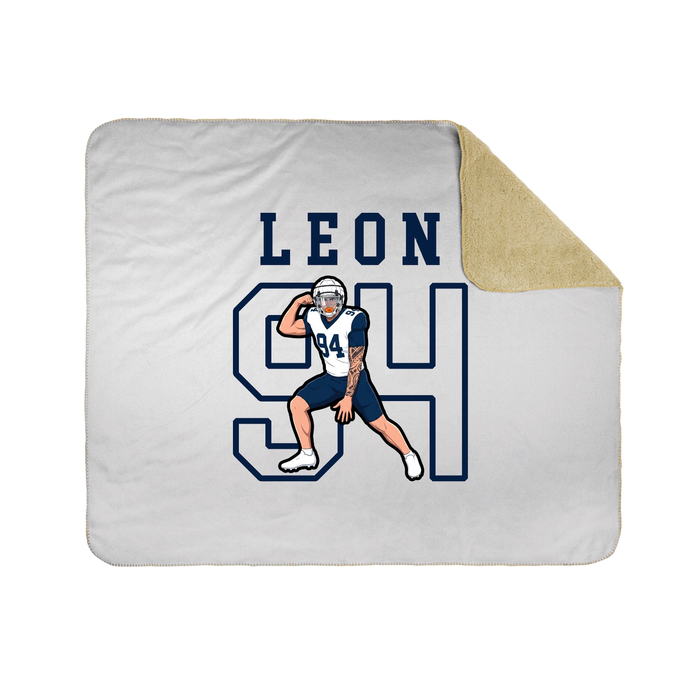 Throw Blanket — Shirsey in White