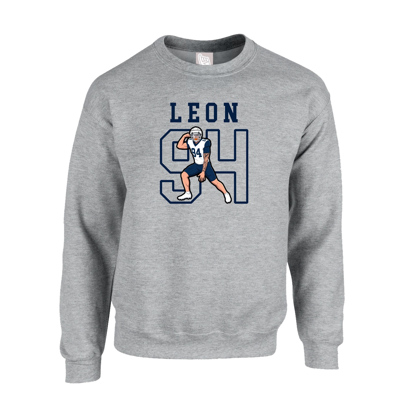Fleece Crew — Shirsey in Grey