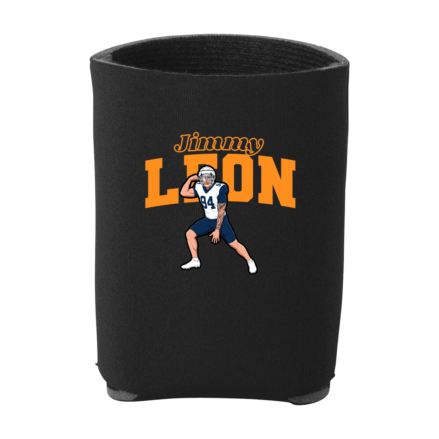Can Holder — Name Arch in Black