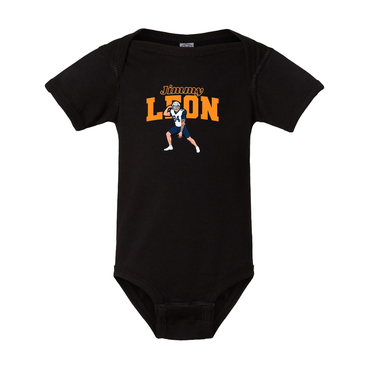 Baby Onesie — Name Arch in Black