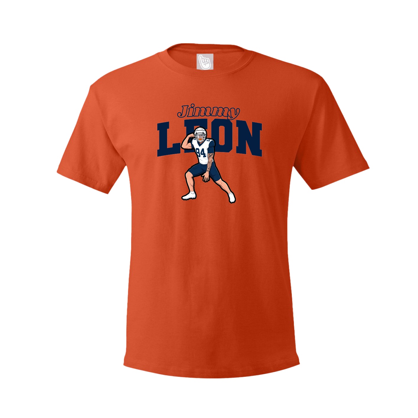 Tee — Name Arch in Orange