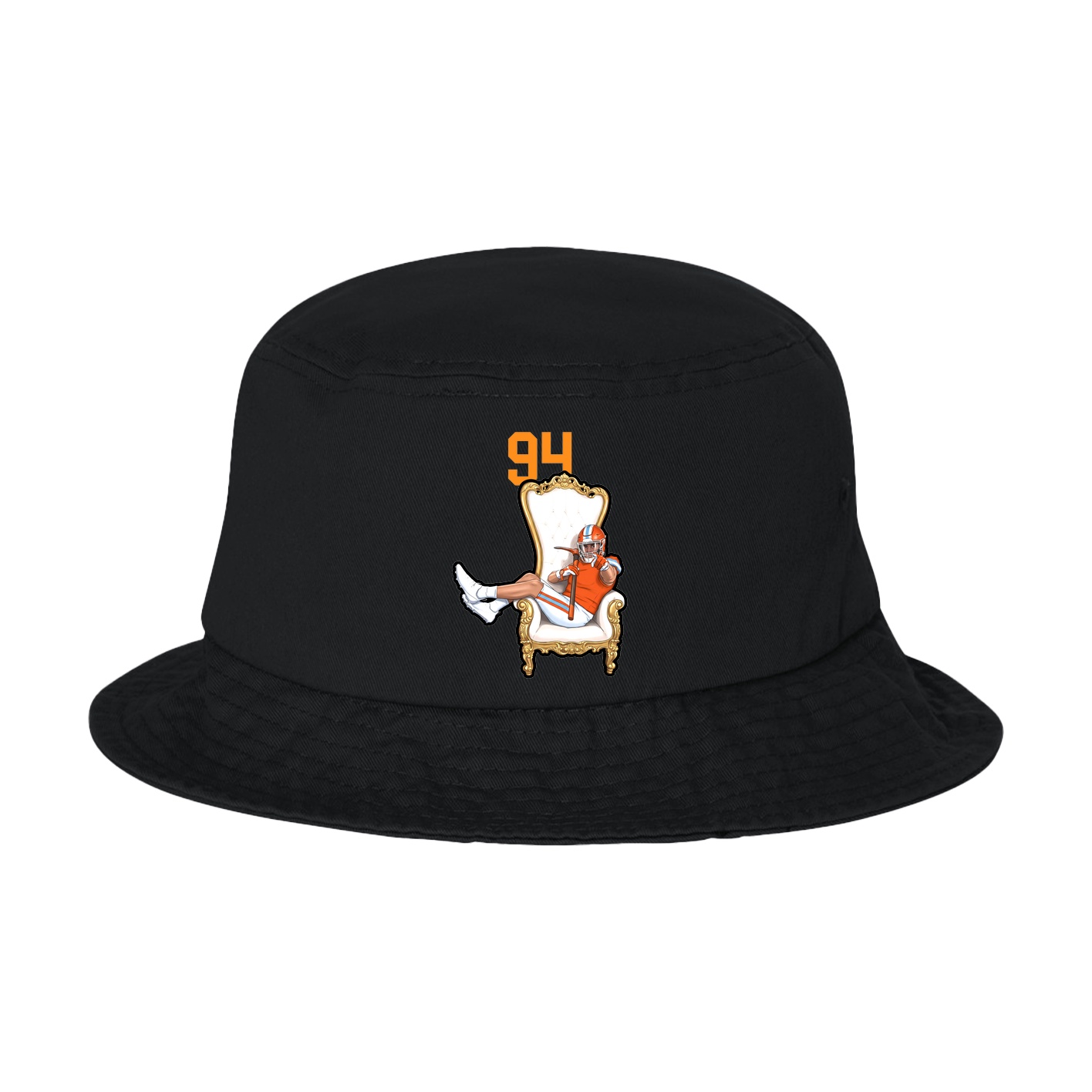Bucket Cap — Number Top in Black