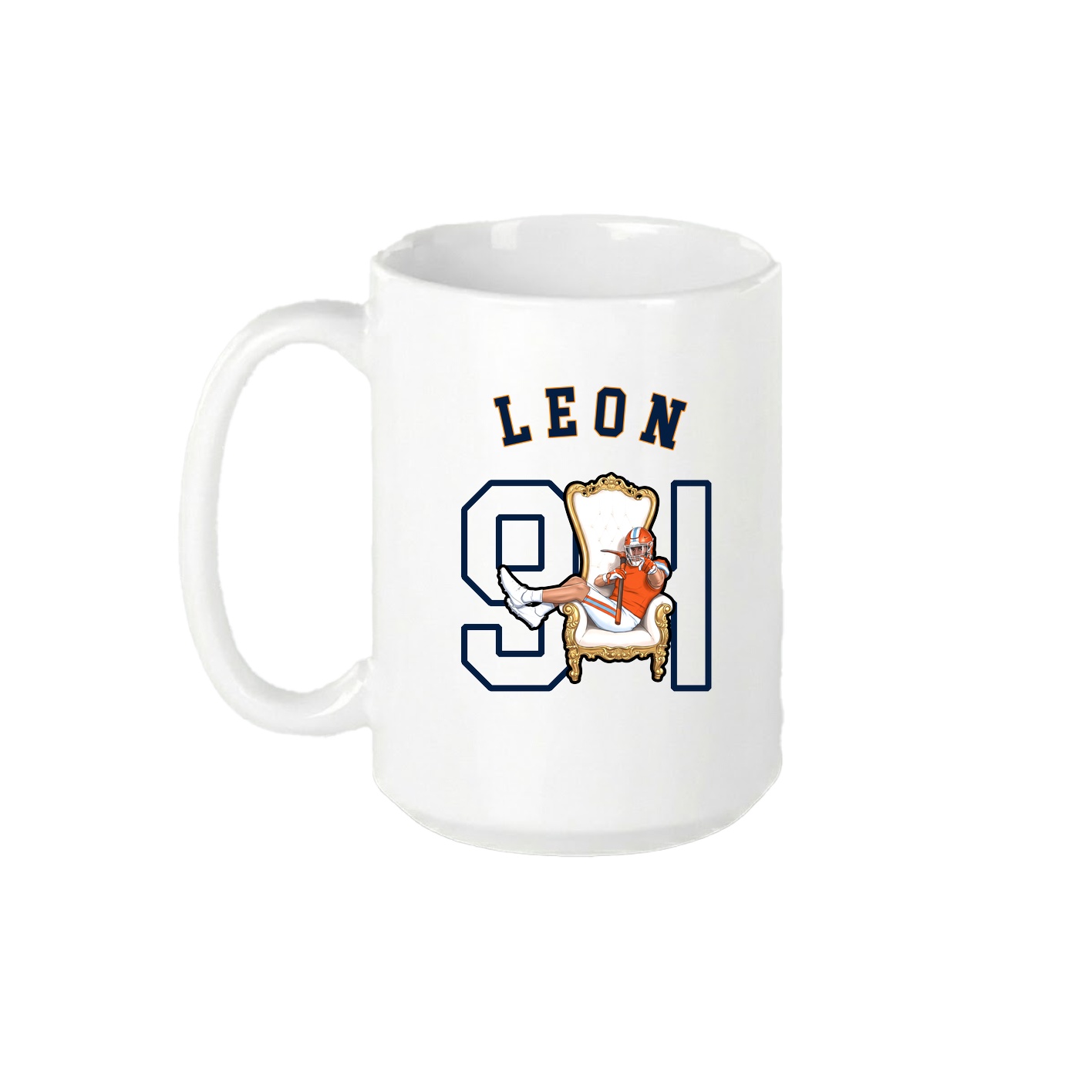 15oz Coffee Mug — Shirsey Arch in White