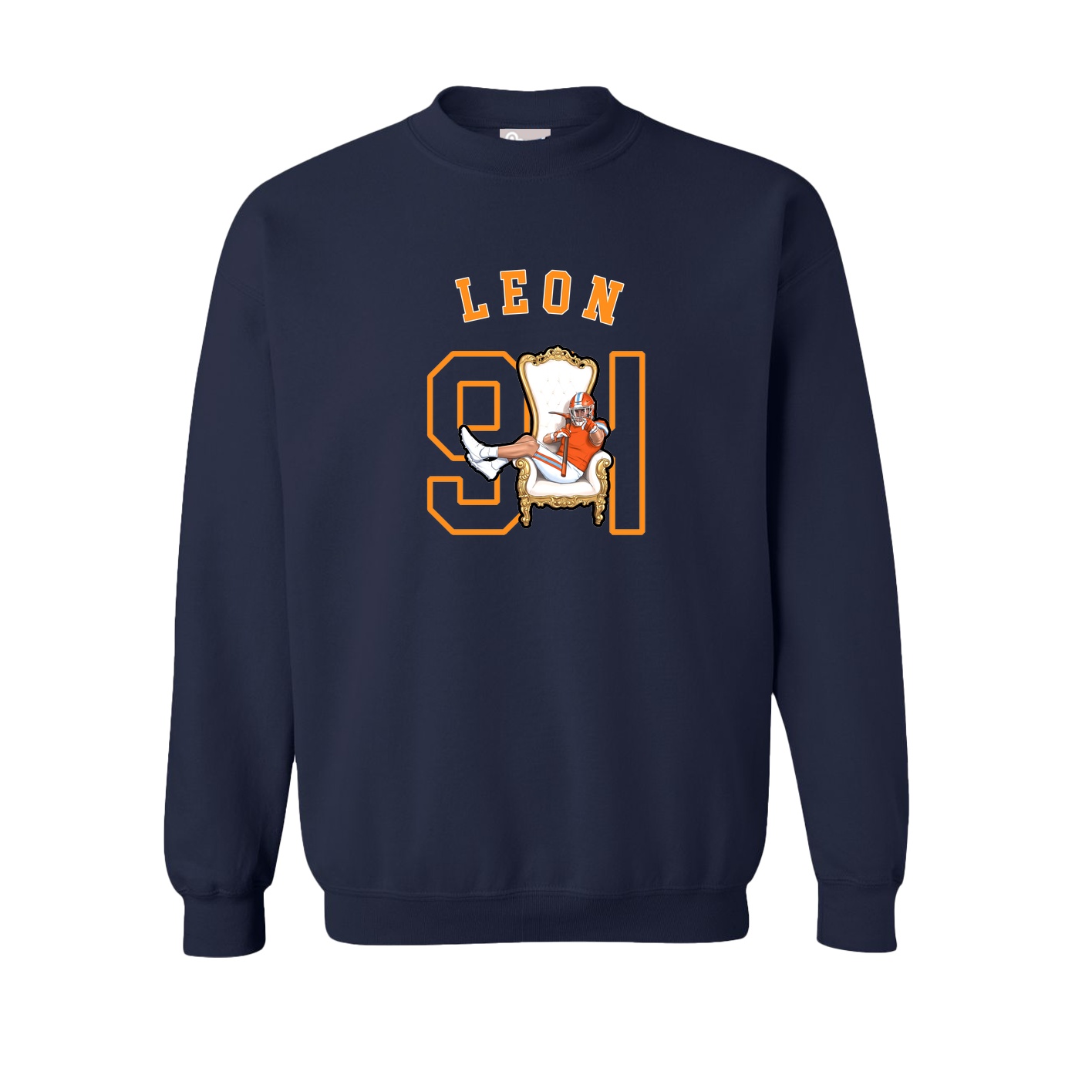 Fleece Crew — Shirsey Arch in Navy
