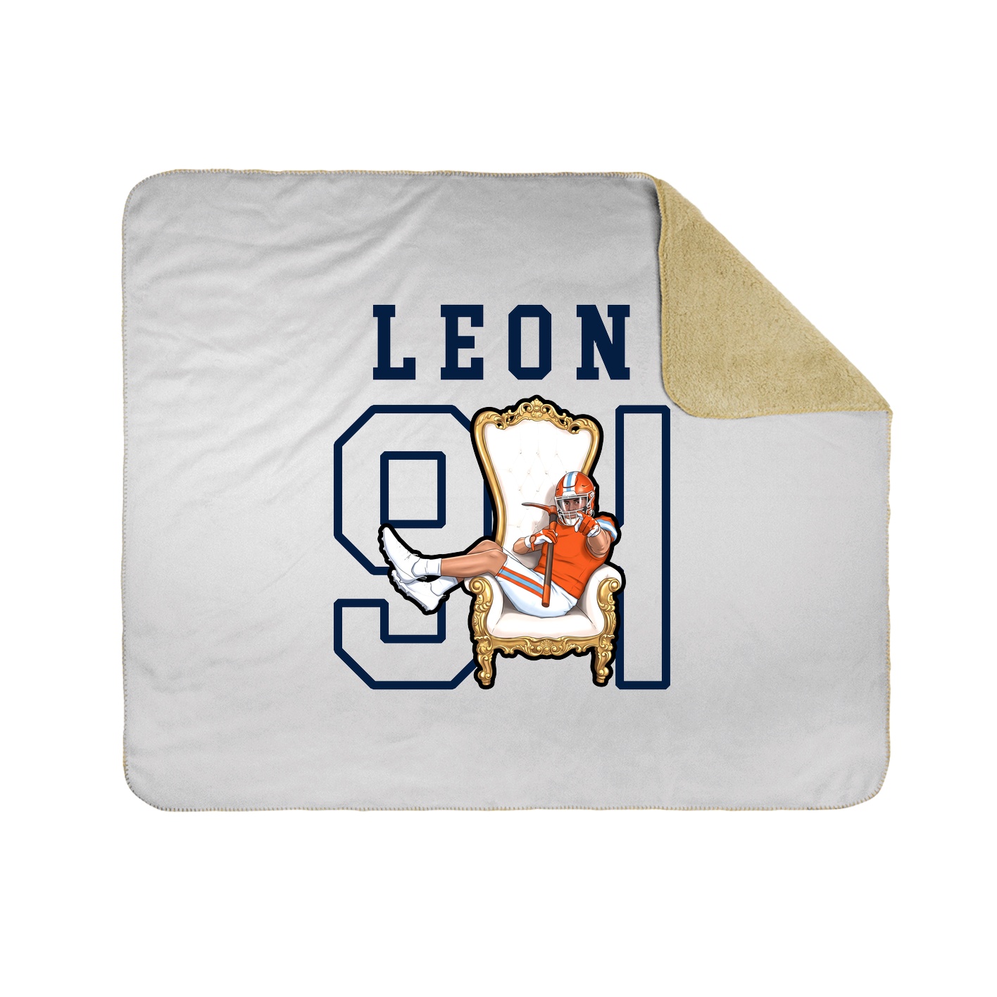 Throw Blanket — Shirsey in White