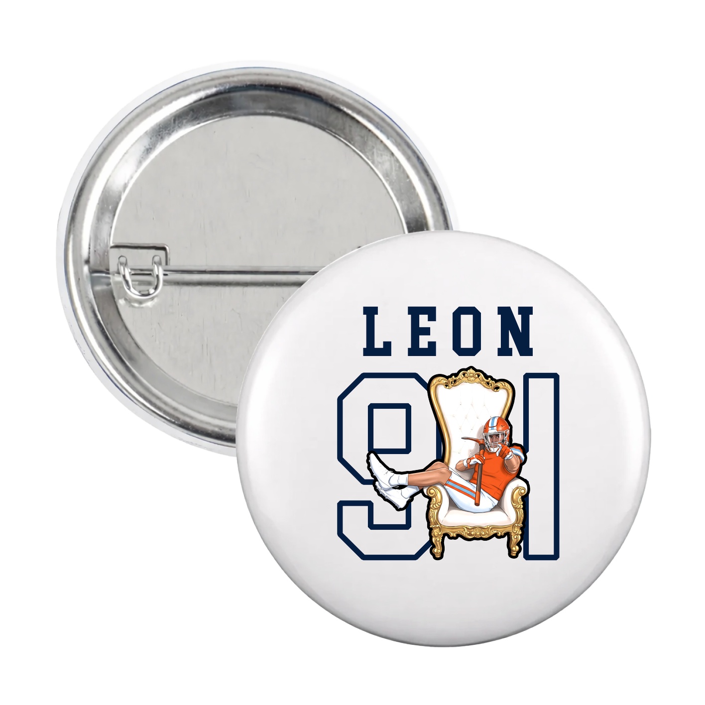 Game Day Button — Shirsey in White
