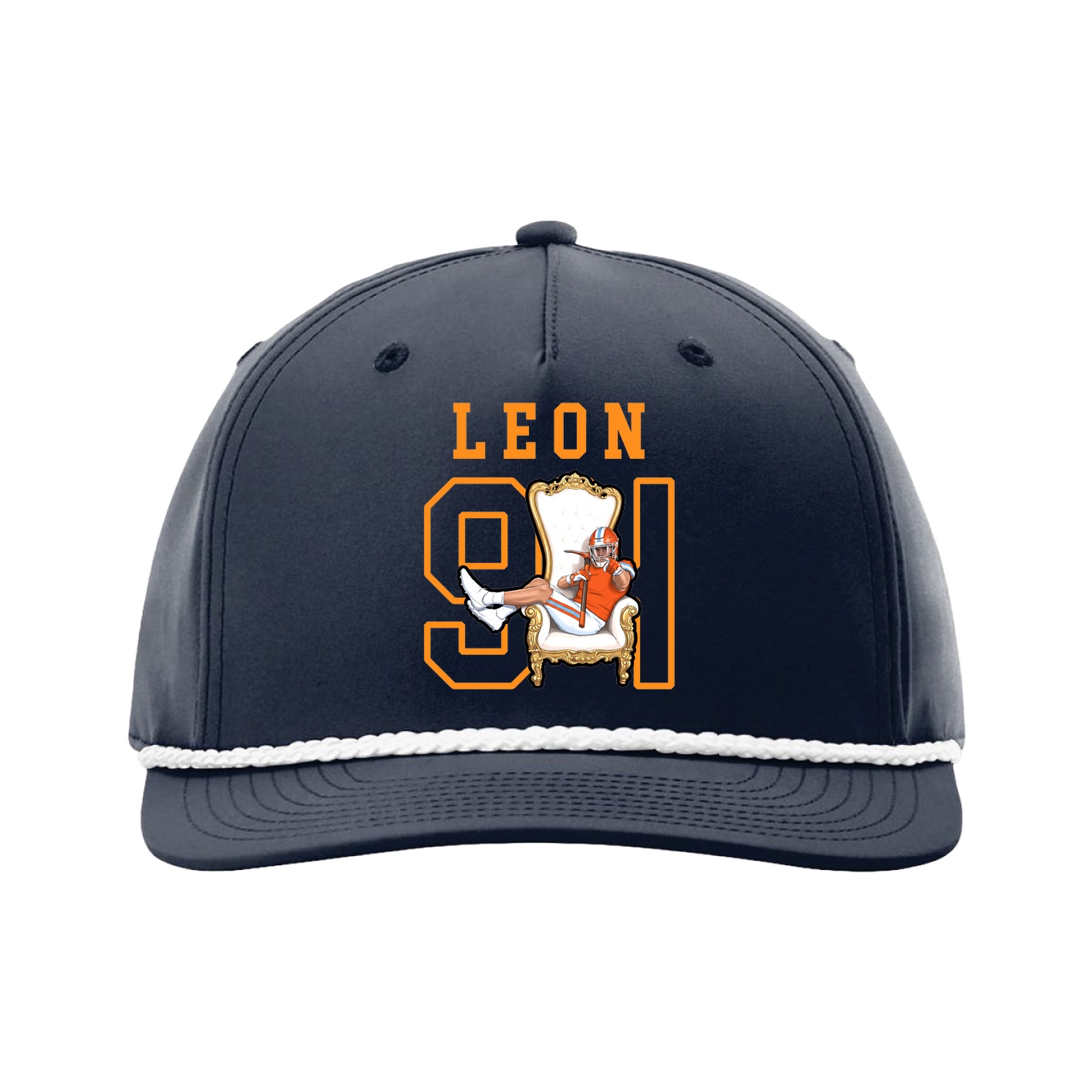 Five-Panel Classic Rope Cap — Shirsey in Navy